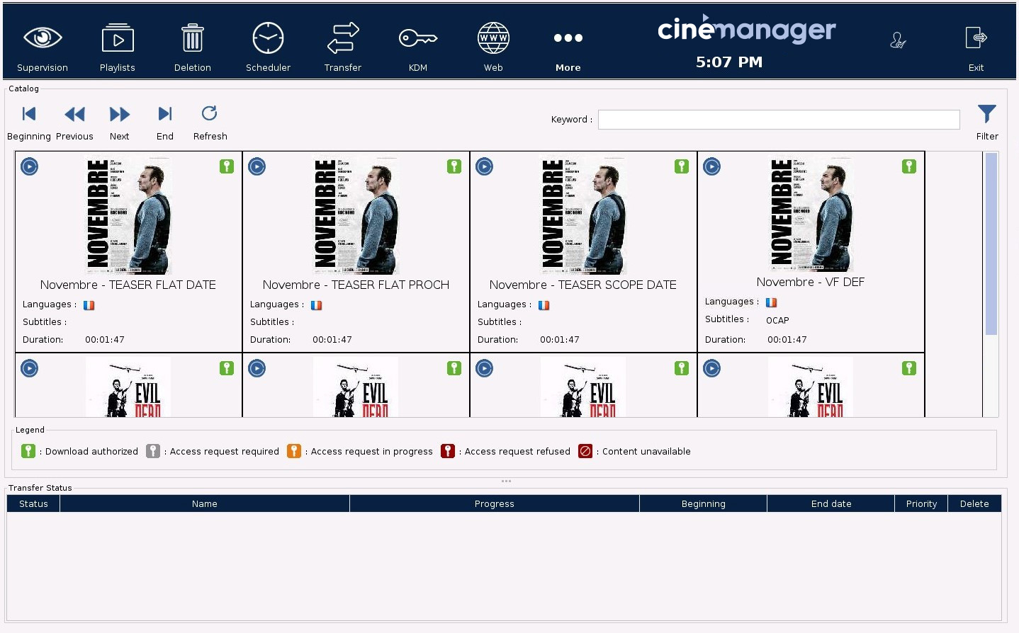 DEMATERIALIZED TRANSPORT